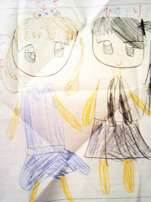 ピアノ教室の生徒さんからいただいたイラスト2